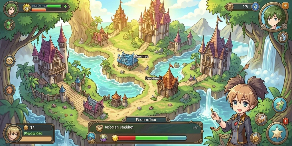 Tampilan mesin slot yang menarik dan colorful.