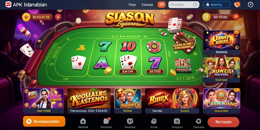 Screenshot menampilkan antarmuka utama CINEMA77 yang menarik.