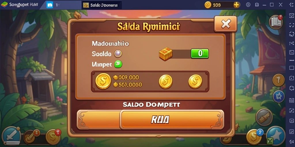Tampilan awal game yang menarik dan penuh warna.