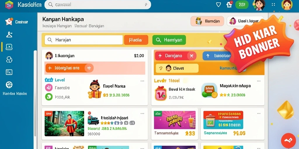 Screenshot menampilkan permainan slot dengan tema petualangan yang seru.
