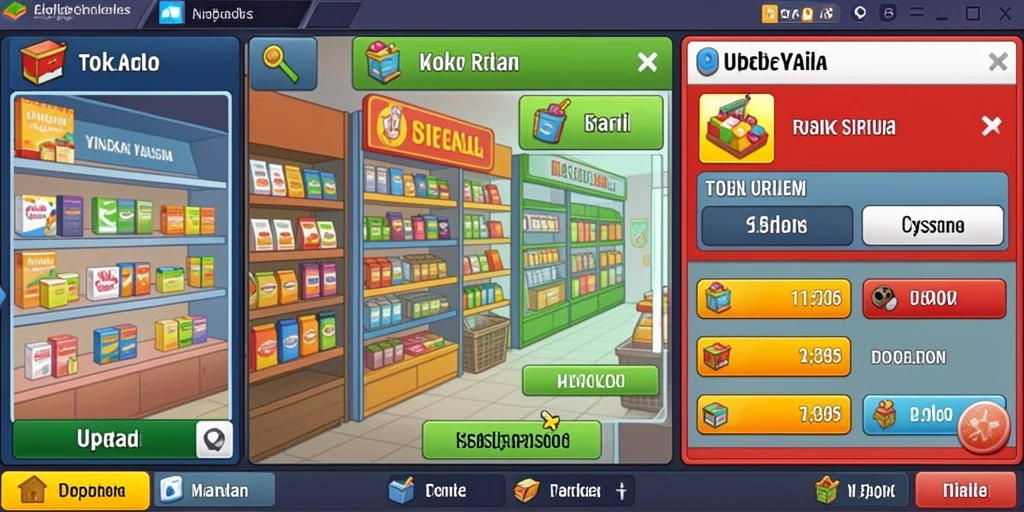 Screenshot menunjukkan tema slot yang menarik dan berwarna-warni.
