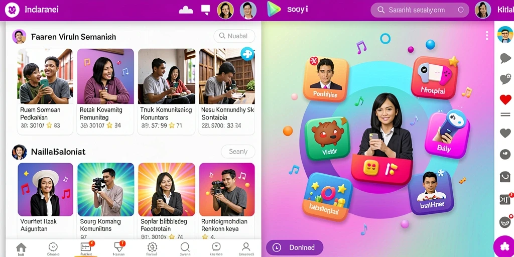 Ilustrasi permainan slot yang seru.